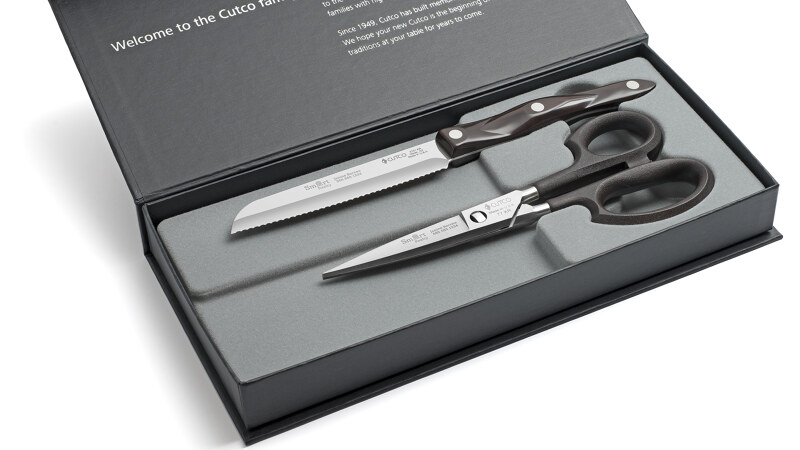 2 Products Santoku-Style Shear Utility Set Product in Deluxe Gift Box